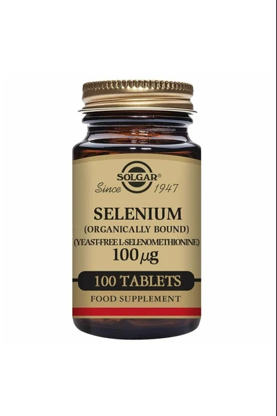 Solgar Selenium 100 mcg 100 Tablet ürün görseli 1