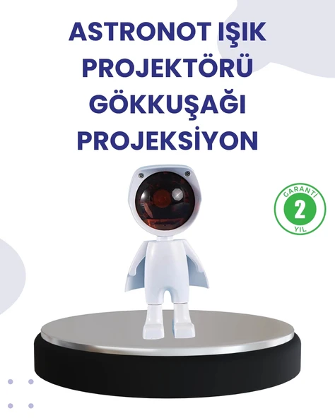 Mey İthalat® Dekoratif Gün Batımı Işığı – Astronot Figürlü ürün görseli 1