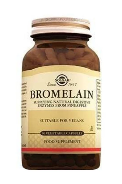 Solgar Bromelain 150 Mg 60 Kapsül ürün görseli 1
