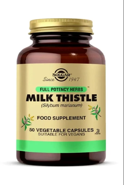 Solgar Milk Thistle 100 mg 50 Kapsül - Resim 4