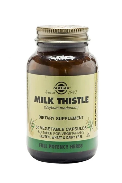 Solgar Milk Thistle 100 mg 50 Kapsül - Resim 2