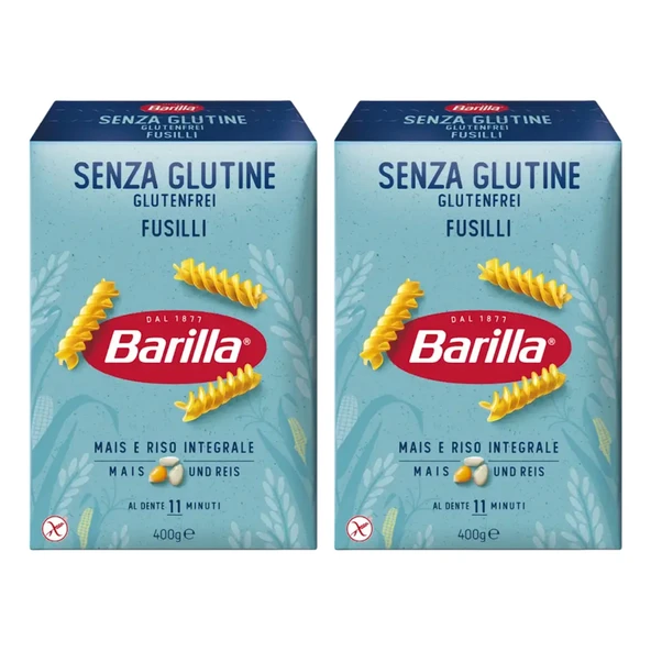Barilla Glutensiz Fusilli Makarna 400 gr X 2 Adet ürün görseli 1