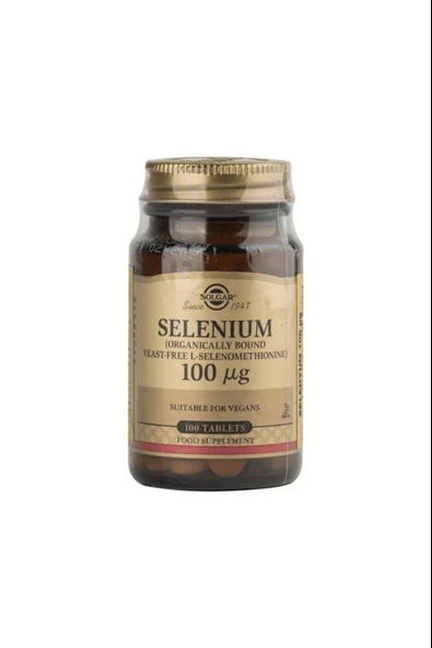 Solgar Selenium 100 mcg 100 Tablet ürün görseli 1