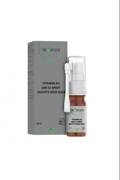 Venatura Vitamin D3 600 IU Sprey 20 ml ürün görseli 1