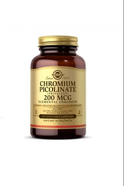 Solgar Chromium Picolinate 90 Adet - Resim 3