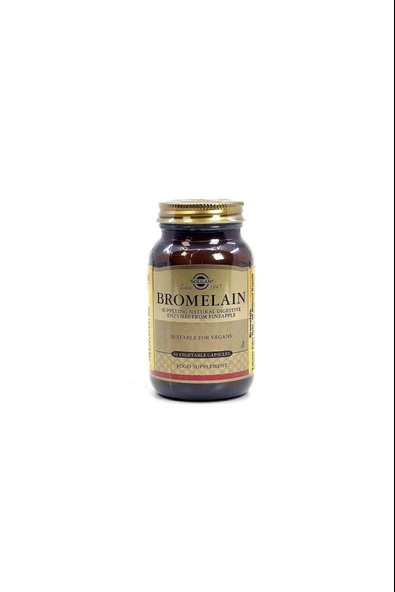 Solgar Bromelain 150 Mg 60 Kapsül ürün görseli 1