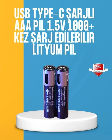 Mey İthalat® Lityum AAA Pil – Düşük Enerji Tüketen Cihazlar İçin Maksimum Dayanıklılık ürün görseli 1