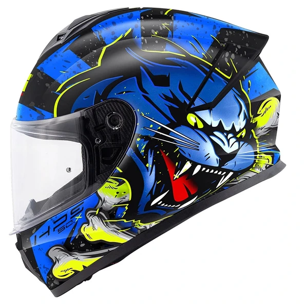 GIVI 50.X WILD MAT SİYAH-MAVİ KASK ürün görseli 1