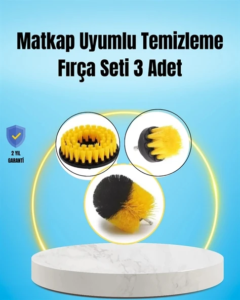 Mey İthalat® Yağ, Kir ve Pas Temizliği İçin Güçlü Naylon Kıllı Temizlik Fırçası ürün görseli 1
