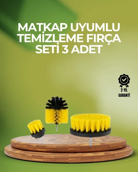 Mey İthalat® Banyo, Mutfak, Jant ve Fayans Temizliği İçin Uygun Matkap Başlığı ürün görseli 1