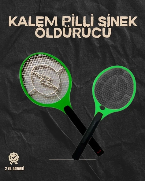 Mey İthalat® Hafif ve Ergonomik Elektronik Böcek Öldürücü – Güvenlik Koruması ile Pil Kontrollü ürün görseli 1