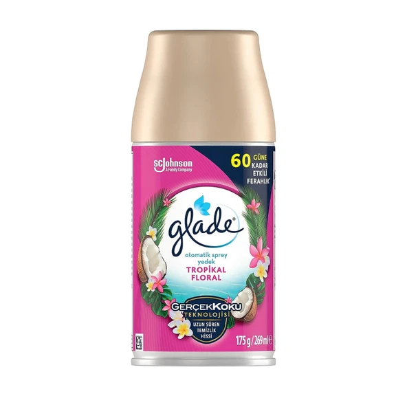Glade Otomatik Sprey Yedek Tropikal Floral 269 Ml ürün görseli 1