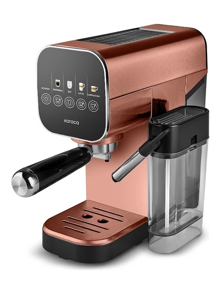 Karaca Mycaffee Barista S20 Entegre Süt Hazneli Otomatik Espresso Ve Latte Makinesi Copper ürün görseli 1
