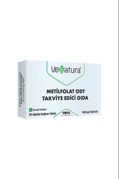 VeNatura Metilfolat Odt Ağızda Dağılan Tablet 30'lu ürün görseli 1