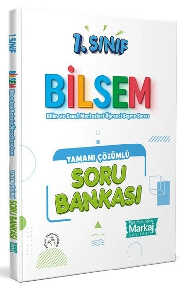 1. Sınıf Bilsem Tamamı Çözümlü Soru Bankası Markaj Yayınları ürün görseli 1