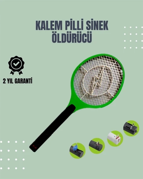 Mey İthalat® Sessiz ve Etkili Böcek Öldürücü – Üç Katmanlı Koruyucu Izgaralı Elektronik Sineklik ürün görseli 1