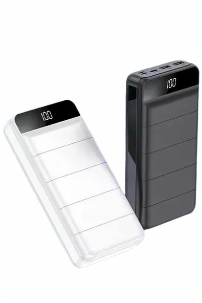 Mey İthalat® Powerbank 50.000 Mah Dijital Göstergeli Taşınabilir 4 Portlu Hızlı Powerbank ürün görseli 1