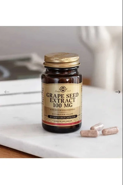 Solgar Grape Seed Extract 100 mg 30 Kapsül - Resim 2