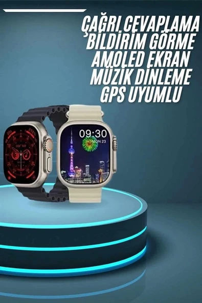 Mey İthalat® Akıllı Saat Çok Fonksiyonlu Uzun Pil Ömürlü Çağrı Cevaplayabilen Kol Saati ürün görseli 1