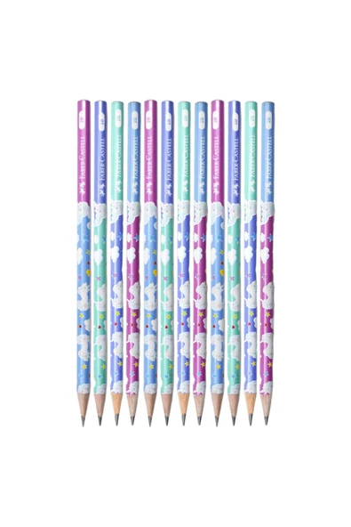 Faber-Castell Unicorn 2B Yuvarlak Kurşun Kalem 12 Adet ürün görseli 1