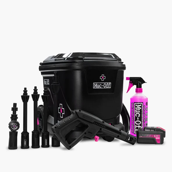 Muc-Off Mobile Pressure Washer Starter Bundle Şarjlı Basınçlı Yıkama Makinesi Başlangıç Paketi 21116 ürün görseli 1