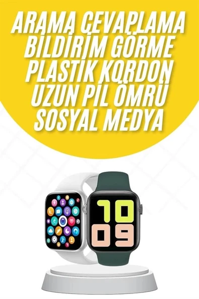 Mey İthalat® Akıllı Saat Uyku ve Sağlık Takibi Arama Cevaplama 44 MM Amoled Ekran ürün görseli 1