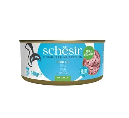 Schesir Tam ve Dengeli Ton Balıklı Jöle İçinde Kedi Konservesi 140g ürün görseli 1