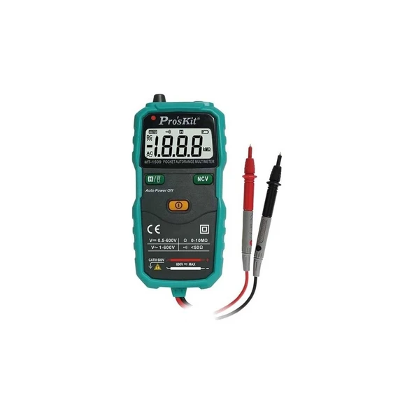 Proskit MT-1509 Cep Tipi Dijital Multimetre ürün görseli 1