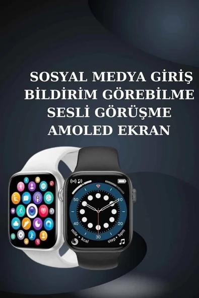 Mey İthalat® 2025 Model Akıllı Saat ve Yeni Nesil Pro Bluetooth Kulaklık TWS Yüksek Ses Kaliteli ürün görseli 1