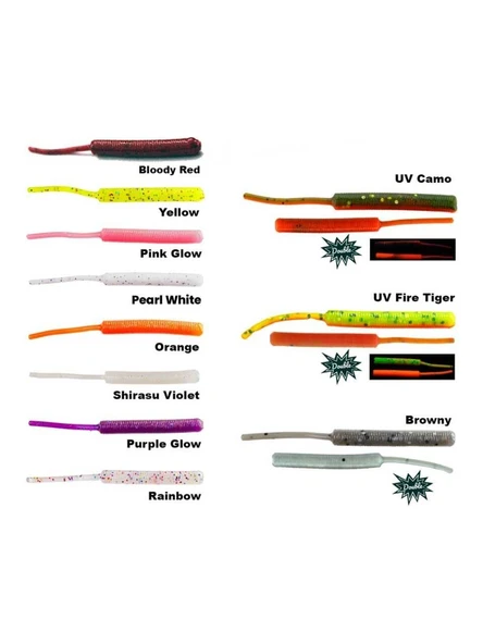Fujin Baby Worm 5,2cm Floating LRF Silikonu ürün görseli 1