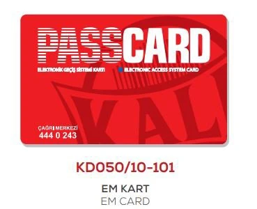 Kale X5 Passcard Em Kart - Resim 2