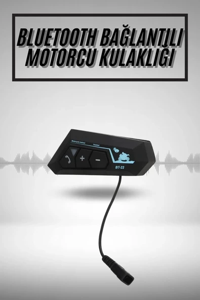 Mey İthalat® Yeni Nesil Dinleme Ve Konuşma Özellikli Intercom Kask Kulaklığı 5.0 Bluetooth ürün görseli 1