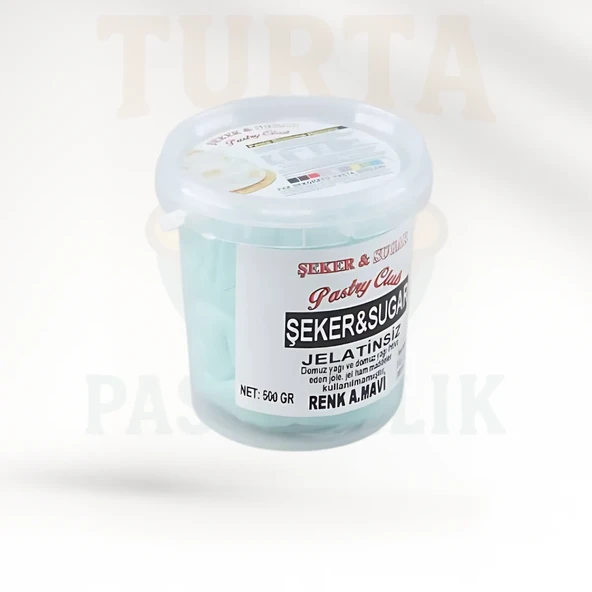 SEKER SUGAR 500 GR  HAMUR AÇIK MAVİ ürün görseli 1