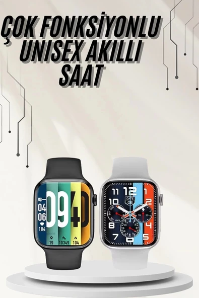 Mey İthalat® Plastik Kordonlu Kalp Atışı Uyku Takibi ve Çağrı Cevaplayabilen Akıllı Saat ürün görseli 1