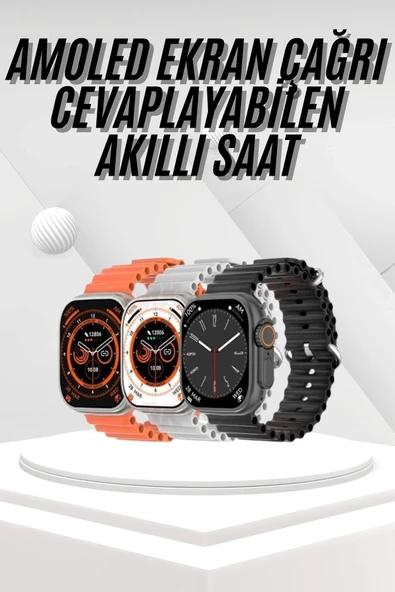 CEYLAN ADAM Akıllı Saat Bleutooth Bağlantılı Akıllı Saat Amoled Ekran 49 MM ürün görseli 1