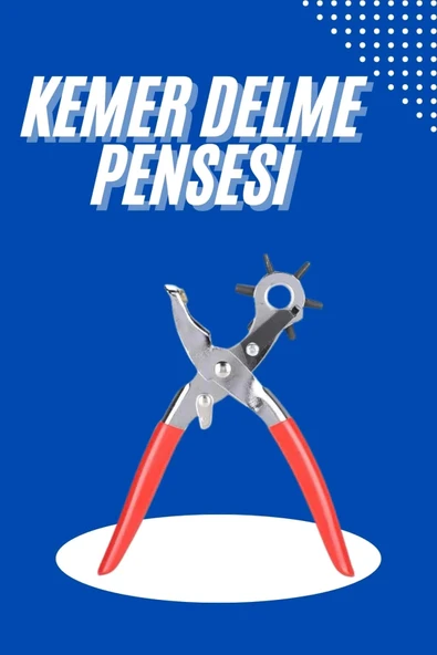 Mey İthalat® Kemer Delici Kemer Delme Pensesi Delik Açıcı Şık Aparatı Aparat ürün görseli 1