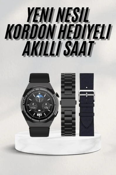 Mey İthalat® En Çok Tercih Edilen Akıllı Saat Amoled Ekran Nabız Sensörü GPS Uyumlu Adımsayar ürün görseli 1