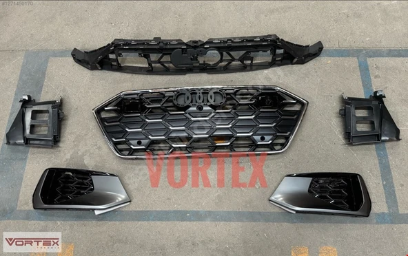 ÖN PANJUR+TAMPON IZGARA SET (KROM) A7 2023- ürün görseli 1