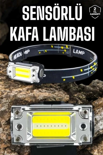 Mey İthalat® Kafa Lambası Kamp Feneri Balıkçı Feneri Başlıklı Suya Dayanıklı ürün görseli 1