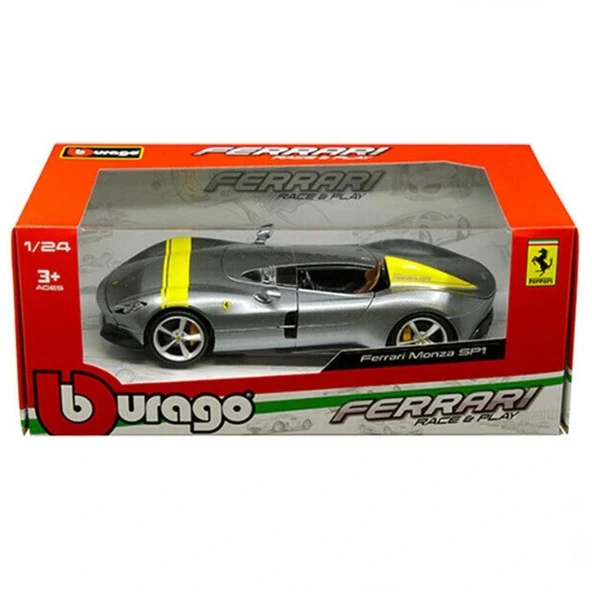 Mey İthalat® 1:24 Ferrai Monza SP1 Model Araba - Resim 2