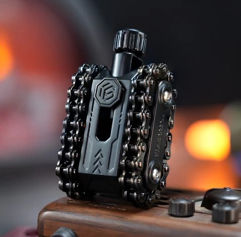 EDC yeni nesil stres çarkı: Zincir mekanizmalı Tank Fidget ürün görseli 1