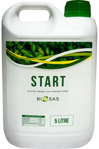 Biosas START 5 LT Bitkisel Menşeli Sıvı Organik Gübre ürün görseli 1