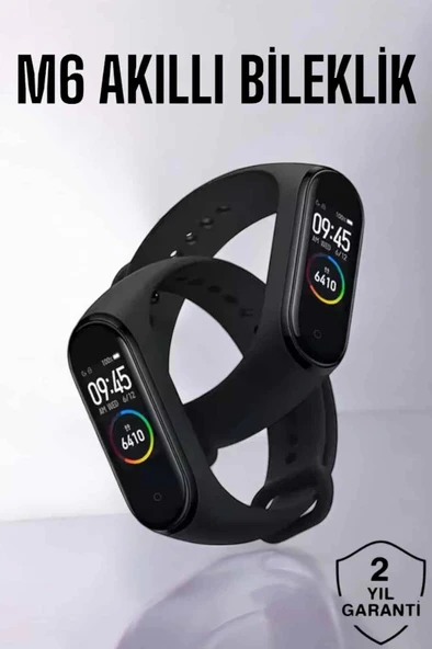 Mey İthalat® Akıllı Bileklik Fitness ve Sağlık İçin Akıllı Bileklik Adım Sayar, Kalp Atışı, Uyku İzleme ürün görseli 1