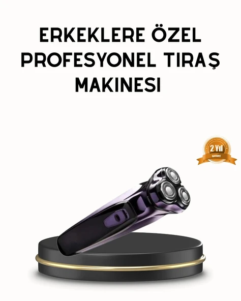 Mey İthalat® Kompakt Şarjlı Saç Sakal Tıraş Makinesi Kuru Kullanım Özellikli ürün görseli 1