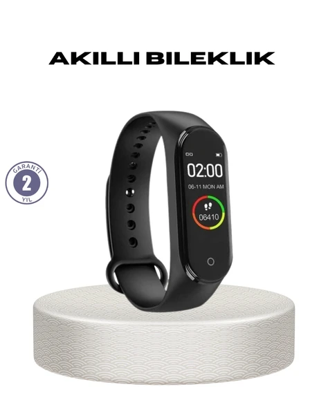 Mey İthalat® Akıllı Bileklik 0.96 İnç Ekran Kalp Atışlı Kan Basınçlı IP67 Suya Dayanıklı ürün görseli 1