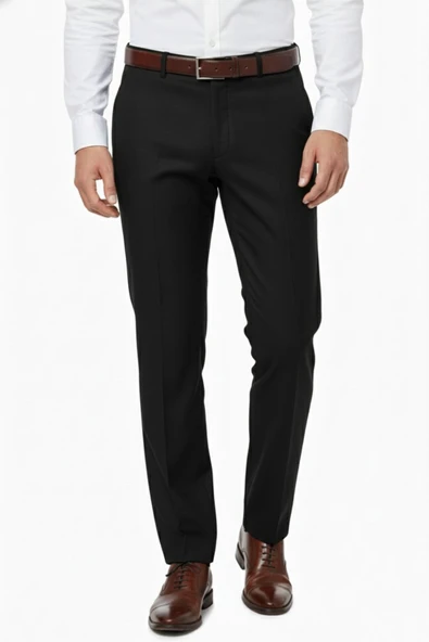 Erkek Regular Fit Klasik Pilesiz Kanvas Pantolon P1142 BGL-ST04795 ürün görseli 1