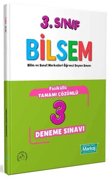 3. Sınıf Bilsem Çözümlü 3 Fasikül Deneme Sınavı Markaj Yayınları ürün görseli 1