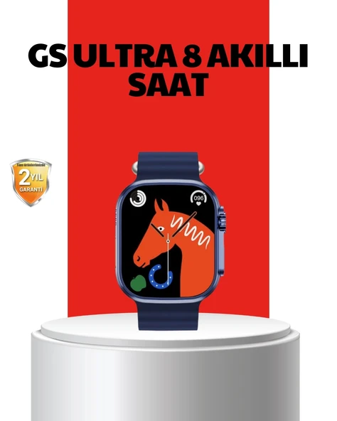 Mey İthalat® Akıllı Saat 360 mAh Çoklu Spor Modlu Lacivert Siyah Kordon ürün görseli 1