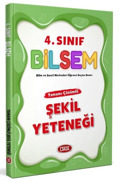 4. Sınıf Bilsem Tamamı Çözümlü Şekil Yeteneği Data Yayınları ürün görseli 1