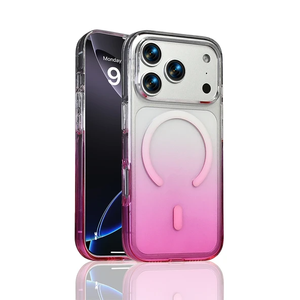 iPhone 17 Pro Kılıf Kablosuz Şarj Özellikli Septik Silikon Kapak ürün görseli 1